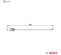 Brake pad wear sensor Disc Brake 1 987 474 953 BOSCH for BMW 8
