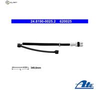 WARNING CONTACT BRAKE PAD WEAR 24.8190-0025.2 FOR PORSCHE M 96.26 3.2L 6cyl