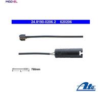 ATE Brake Pad Wear Sensor 24.8190-0206.2 for BMW 3 / E6 Sedan Convertible