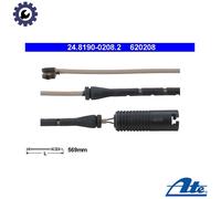 WARNING CONTACT BRAKE PAD WEAR 24.8190-0208.2 FOR BMW M51D25 2.5L M52B28 2.8L