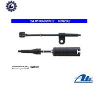 WARNING CONTACT BRAKE PAD WEAR 24.8190-0209.2 FOR BMW M51D25 2.5L M52B28 2.8L