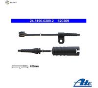 WARNING CONTACT BRAKE PAD WEAR 24.8190-0209.2 FOR BMW M51D25 2.5L M52B28 2.8L