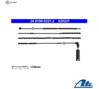 WARNING CONTACT BRAKE PAD WEAR 24.8190-0221.2 FOR BMW 3/Compact/E46/Sedan 1.8L