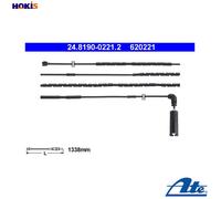 WARNING CONTACT BRAKE PAD WEAR 24.8190-0221.2 FOR BMW 3/Compact/E46/Sedan 1.8L