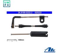 Warning Contact, brake pad wear for BMW ATE 24.8190-0222.2