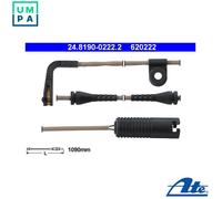 WARNING CONTACT BRAKE PAD WEAR 24.8190-0222.2 FOR BMW M47D20 2.0L 4cyl 5 E39