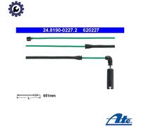 ATE Brake Pad Wear Sensor 24.8190-0227.2 for BMW 3 E46 Sedan/Convertible Front