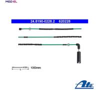 WARNING CONTACT BRAKE PAD WEAR FOR BMW 3 COUPE E46 S54 B32 3 CONVERTIBLE E46 ATE