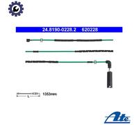 WARNING CONTACT BRAKE PAD WEAR FOR BMW 3 COUPE E46 S54 B32 3 CONVERTIBLE E46 ATE