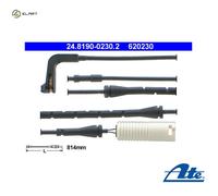 WARNING CONTACT BRAKE PAD WEAR 24.8190-0230.2 FOR BMW 7/E65/E66 M57D30 M54B30