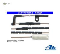Fits ATE 24.8190-0231.2 Warning Contact, brake pad wear OE REPLACEMENT