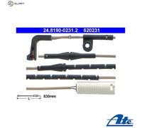 Fits ATE 24.8190-0231.2 Warning Contact, brake pad wear OE REPLACEMENT