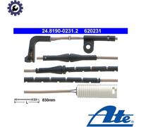 WARNING CONTACT BRAKE PAD WEAR 24.8190-0231.2 FOR BMW 7/E65/E66 M57D30 N52B30
