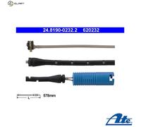 WARNING CONTACT BRAKE PAD WEAR FOR BMW 7 E38 M73 B54 7 SALOON E38 ATE P8020