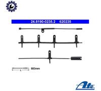 WARNING CONTACT BRAKE PAD WEAR 24.8190-0235.2 FOR MINI W17 D14 /1ND 1.4L 4cyl