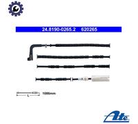 ATE Brake Pad Wear Sensor 24.8190-0265.2 – Rear Warning Contact – UK Stock