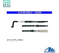 Fits ATE 24.8190-0266.2 Warning Contact, brake pad wear DE stock