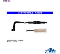 Fits ATE 24.8190-0275.2 Warning Contact, brake pad wear OE REPLACEMENT
