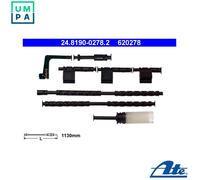 ATE Brake Pad Wear Sensor 24.8190-0278.2 - Rear Warning Contact for MINI R56 (N12B14A/N12B16A/9HZ)