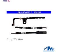 WARNING CONTACT BRAKE PAD WEAR 24.8190-0280.2 FOR BMW X6/SAC/E71/E72 N63B44 8cyl