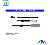 ATE Brake Pad Wear Sensor 24.8190-0284.2 Front - BMW 3 E90/E91/E92 Convertible/Sedan 3.0L