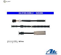 ATE Brake Pad Wear Sensor 24.8190-0286.2 - BMW 3 Coupe E92 N47/N55 Front
