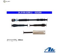 Brake pad wear sensor Disc Brake 24.8190-0288.2 ATE for BMW 1 Convertible