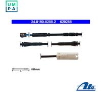 Brake pad wear sensor Disc Brake 24.8190-0288.2 ATE for BMW 1 Convertible
