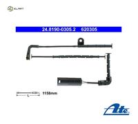 WARNING CONTACT BRAKE PAD WEAR 24.8190-0305.2 FOR LAND ROVER RANGE/III/SUV/Mk