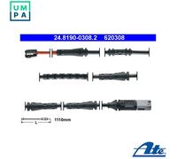ATE Brake Pad Wear Warning Contact 24.8190-0308.2 for BMW Disc Brake 1 piece