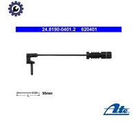 WARNING CONTACT BRAKE PAD WEAR 24.8190-0401.2 FOR MERCEDES-BENZ CLK G-CLASS 2.5L