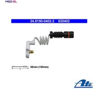 Fits ATE 24.8190-0402.2 Warning Contact, brake pad wear OE REPLACEMENT