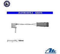 Fits ATE 24.8190-0416.2 BRAKE PAD WEAR SENSOR. DB ⭐UK Stock⭐
