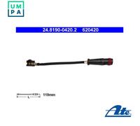 WARNING CONTACT BRAKE PAD WEAR 24.8190-0420.2 FOR MERCEDES-BENZ GLE/SUV CLK 2.1L