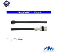 WARNING CONTACT BRAKE PAD WEAR 24.8190-0913.2 FOR PORSCHE M44.12/11 2.7L 4cyl