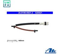 ATE Brake Pad Wear Sensor 24.8190-0921.2 for Porsche Boxster, 911 Targa 2.7L