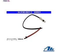 WARNING CONTACT BRAKE PAD WEAR 24.8190-0931.2 FOR PORSCHE M97.01S/01 3.8L 6cyl