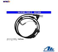 WARNING CONTACT BRAKE PAD WEAR 24.8190-1305.2 FOR LAND ROVER LR3/III/SUV 2.7L