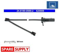 WARNING CONTACT, BRAKE PAD WEAR FOR AUDI A6 A7 Q5 ATE 24.8190-0989.2