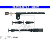 WARNING CONTACT, BRAKE PAD WEAR FOR BMW ATE 24.8190-0071.2