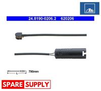 WARNING CONTACT, BRAKE PAD WEAR FOR BMW ATE 24.8190-0206.2 NEW