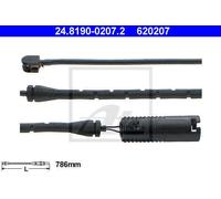 WARNING CONTACT, BRAKE PAD WEAR FOR BMW ATE 24.8190-0207.2