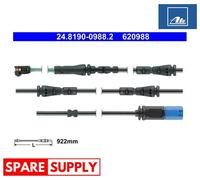 WARNING CONTACT, BRAKE PAD WEAR FOR BMW ATE 24.8190-0988.2