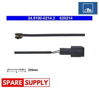 WARNING CONTACT, BRAKE PAD WEAR FOR BMW E28 E34 E24 E32 ATE 24.8190-0214.2