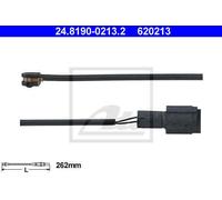 WARNING CONTACT, BRAKE PAD WEAR FOR BMW E30 E28 E24 ATE 24.8190-0213.2