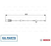 Warning Contact, brake pad wear for BMW E38 BOSCH 1 987 474 955
