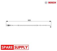 WARNING CONTACT, BRAKE PAD WEAR FOR BMW E65 BOSCH 1 987 473 043