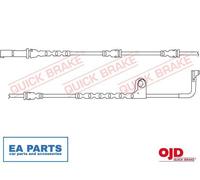 Warning Contact, brake pad wear for BMW E71 QUICK BRAKE WS 0271 A