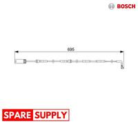 WARNING CONTACT, BRAKE PAD WEAR FOR BMW E81 E87 F20 F21 BOSCH 1 987 473 050
