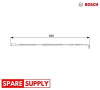 WARNING CONTACT, BRAKE PAD WEAR FOR BMW E90 BOSCH 1 987 473 030